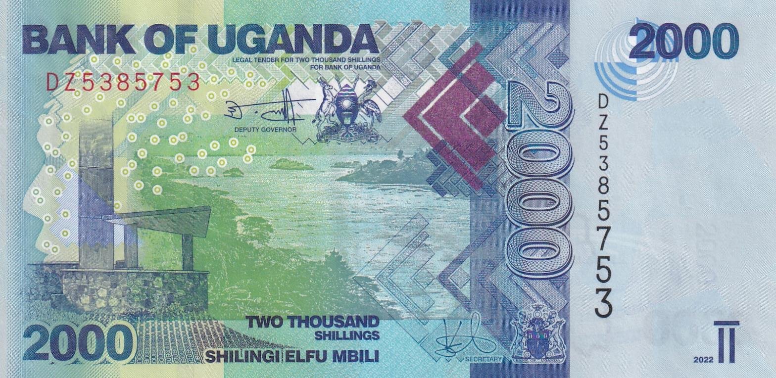 Foreign Paper MoneyUganda, 2.000 Şilin (2022) P#50 ÇİL
