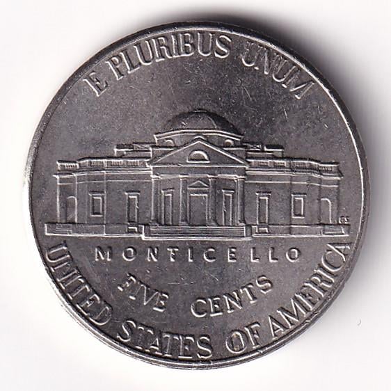 Yabancı Madeni ParalarABD, 5 Cent (Jefferson Nikel) 2006-24, ÇİL