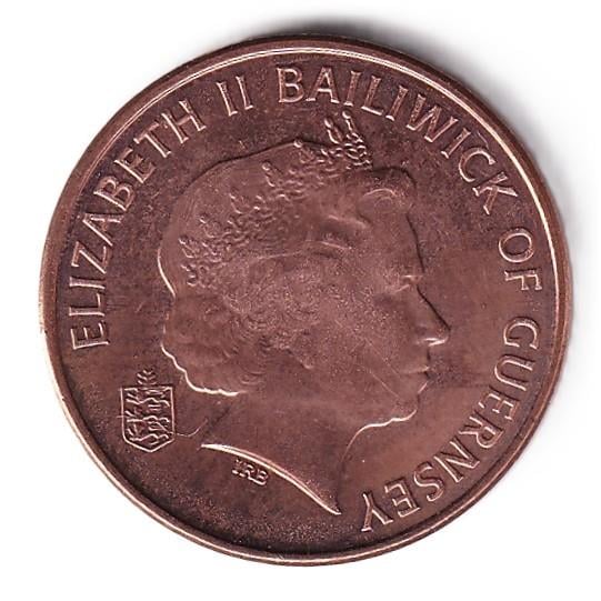 Yabancı Madeni ParalarGuernsey, 1 Penny (2012) ÇİL Eski Yabancı Madeni Para