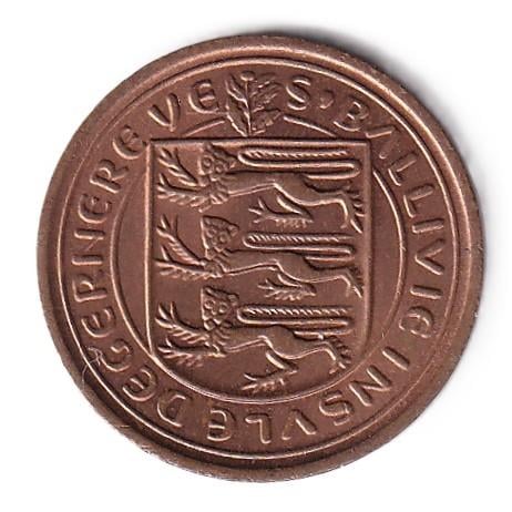 Foreign CoinsGuernsey, ½ Yeni Penny (1971) ÇİL Eski Yabancı Madeni Para
