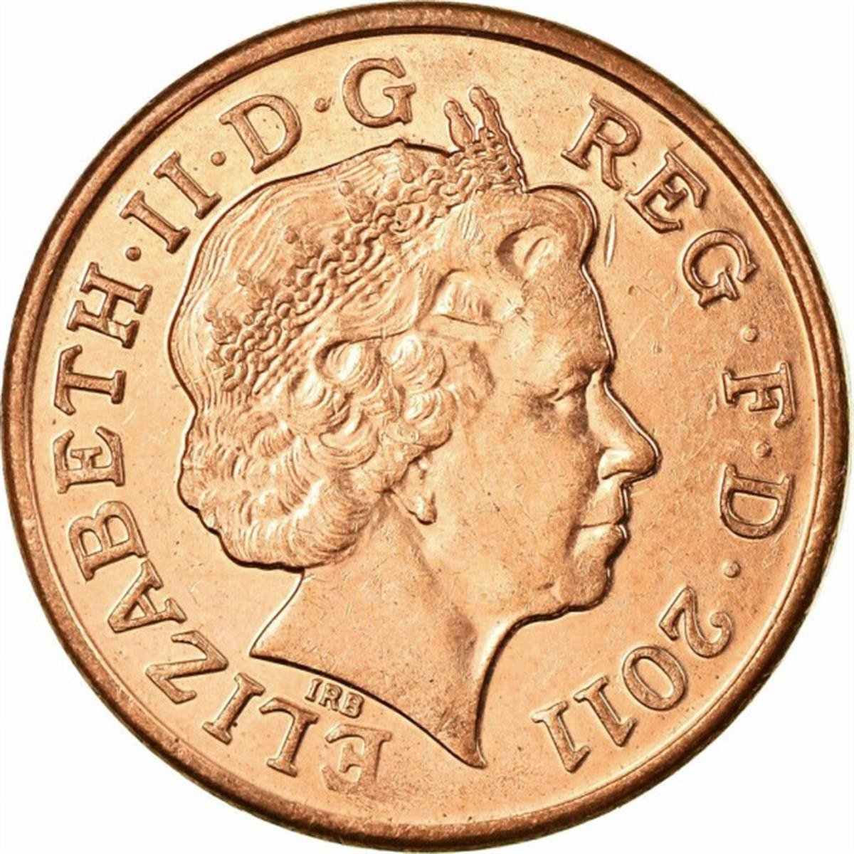 Yabancı Madeni Paralarİngiltere, 1 Penny 2008-2015, ÇİL Eski Madeni Para