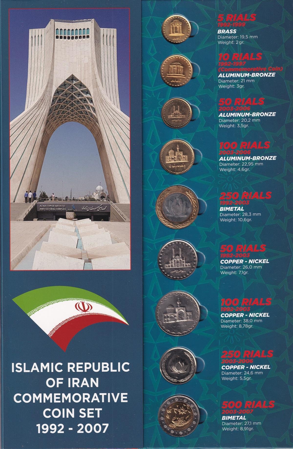 Foreign Coinsİran ÇİL Yabancı Madeni Para Seti