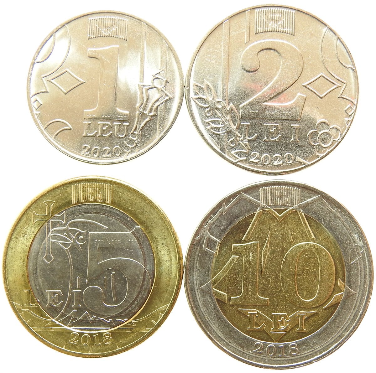 Yabancı Madeni ParalarMoldova Eski Yabancı Madeni Para Seti (2018-2020)