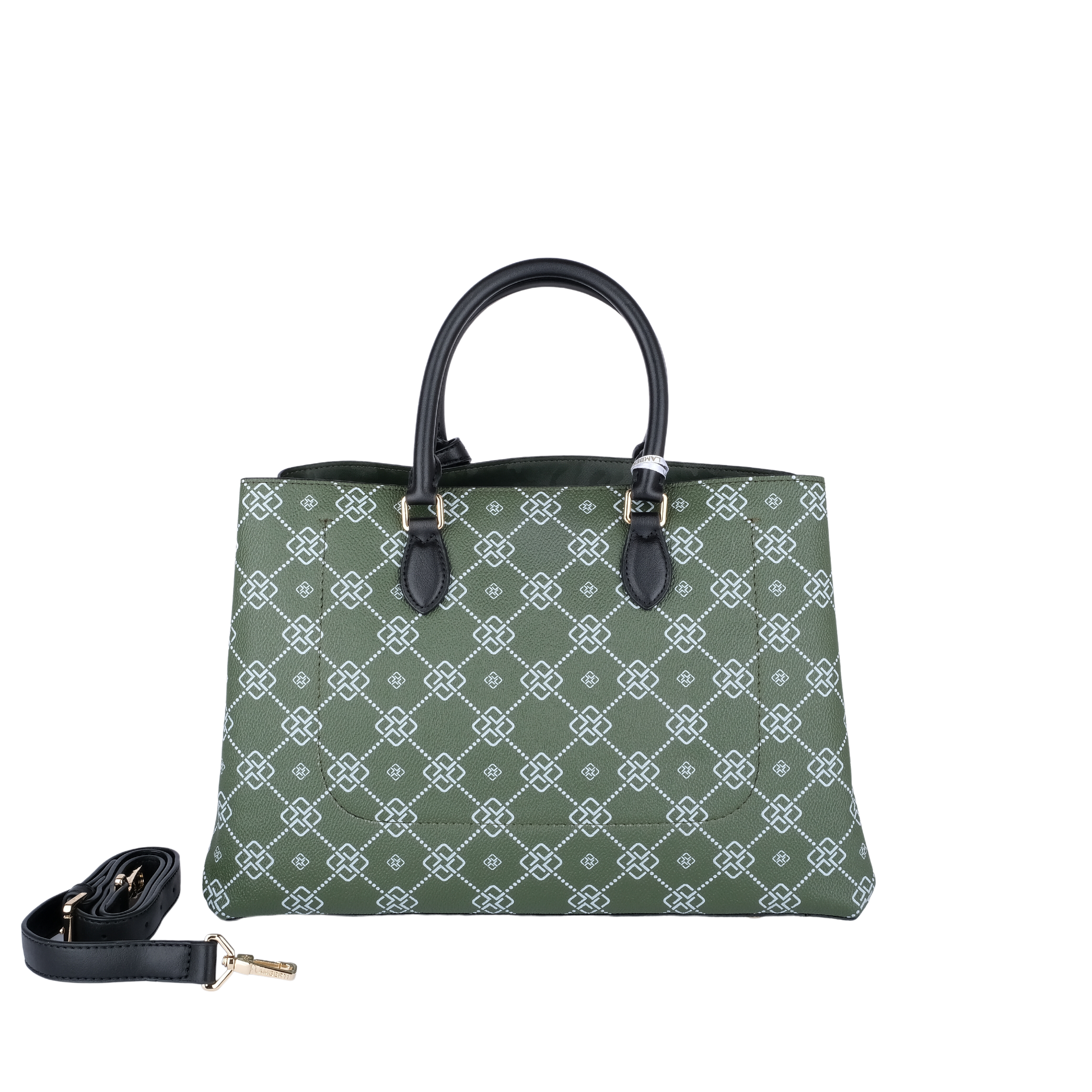 7257 LAMBERTİ CRESTED TOTE OPEN MAUTH 