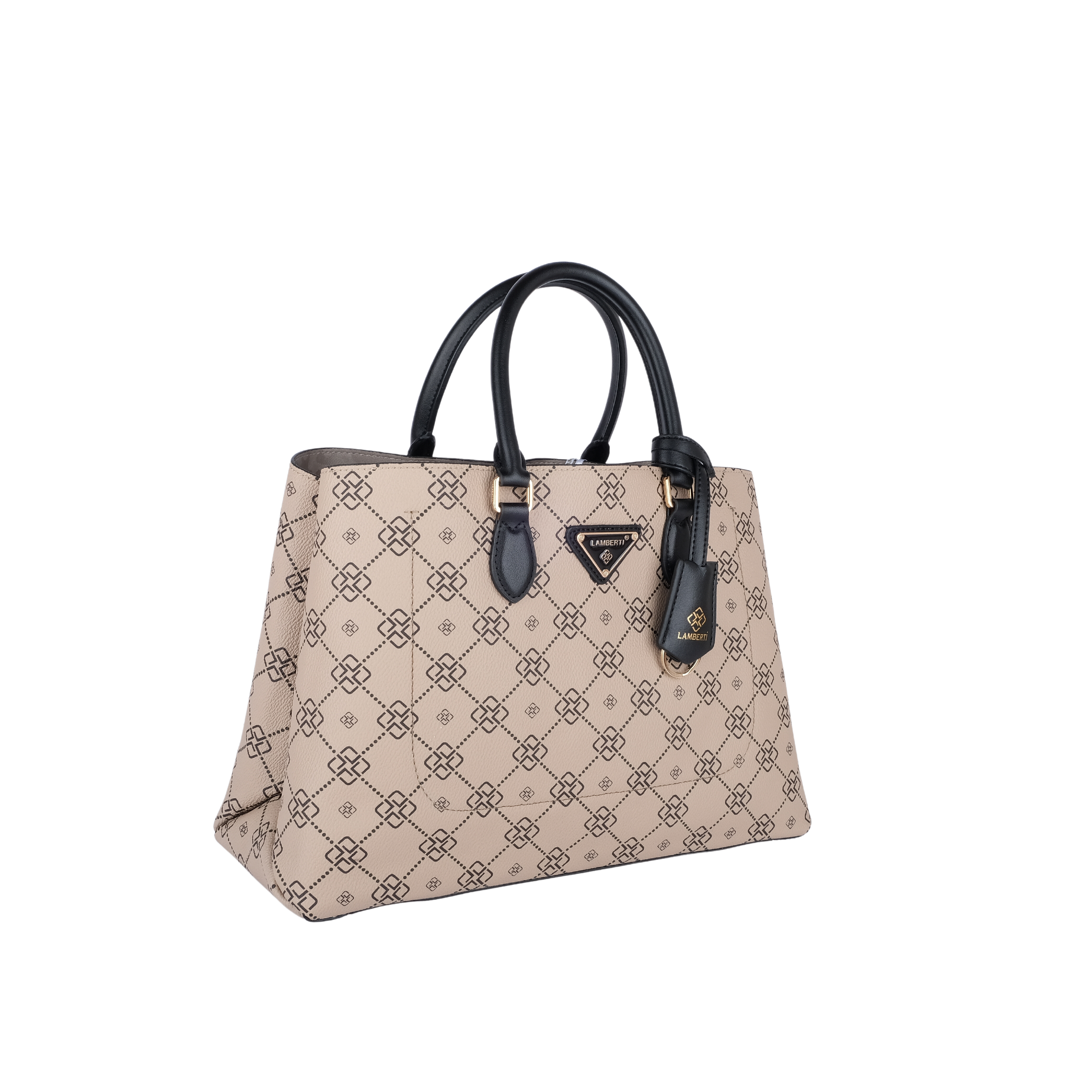 7257 LAMBERTİ CRESTED TOTE OPEN MAUTH 