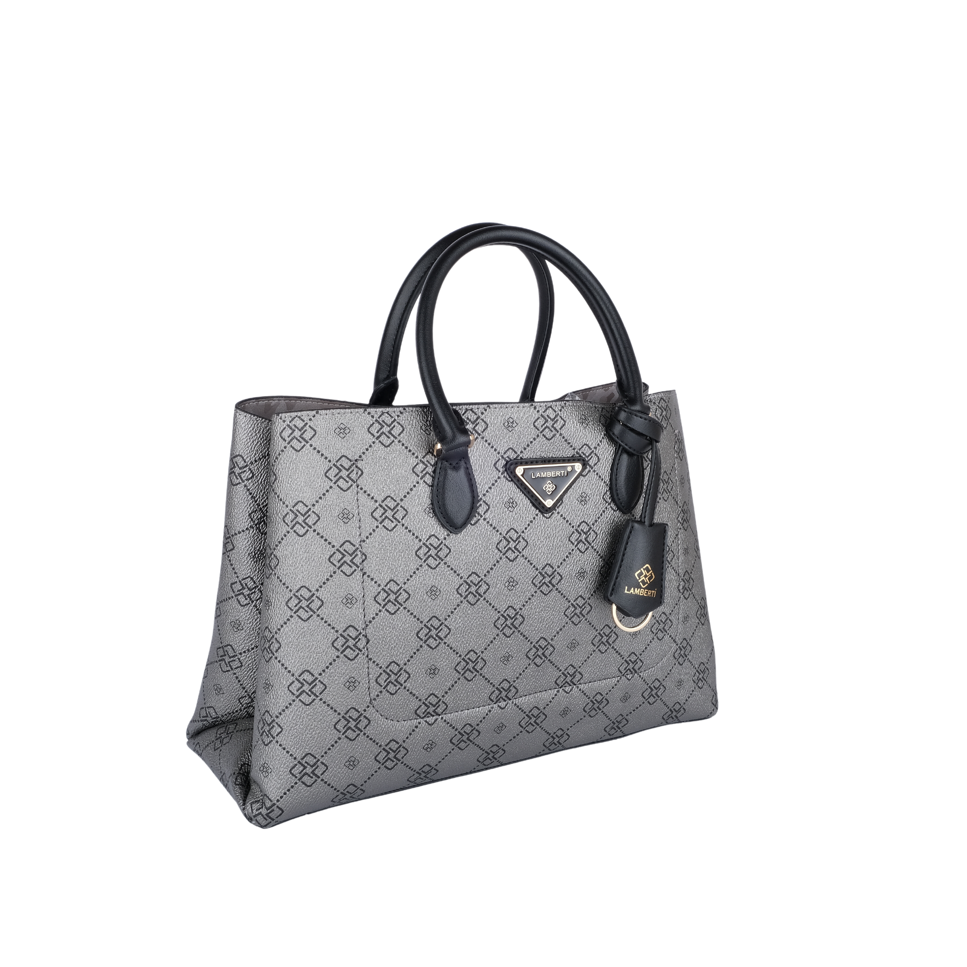 7257 LAMBERTİ CRESTED TOTE OPEN MAUTH 
