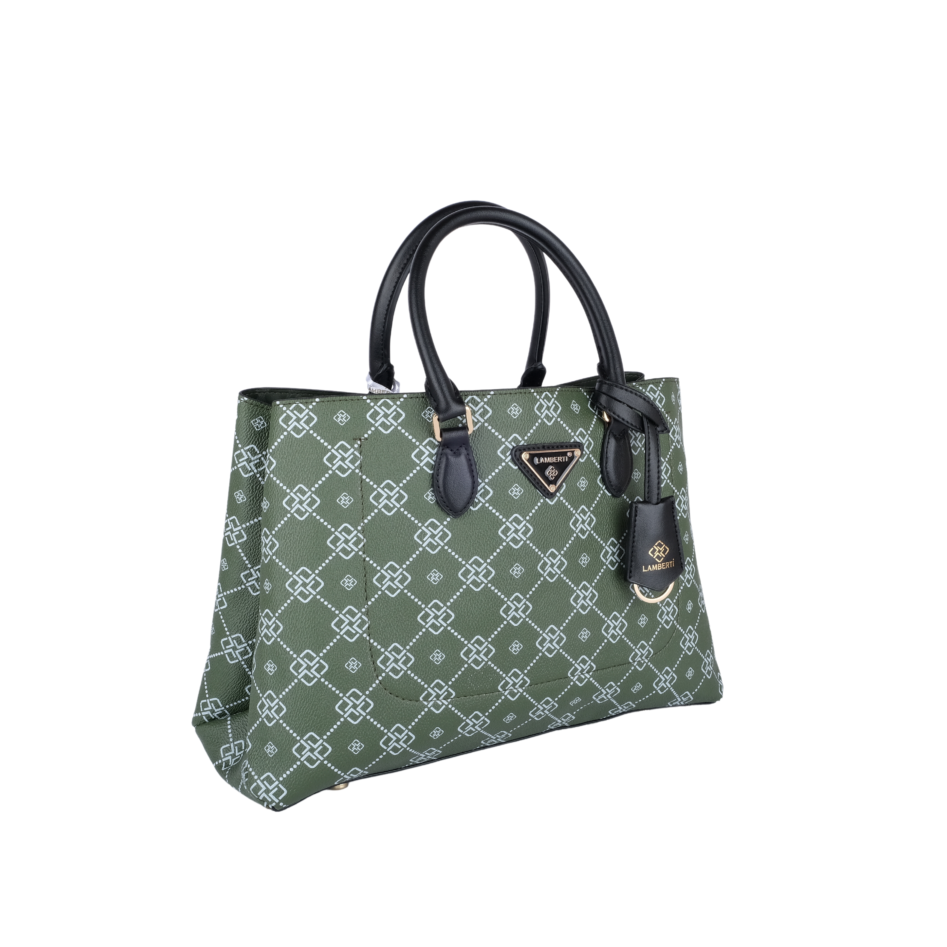 7257 LAMBERTİ CRESTED TOTE OPEN MAUTH 
