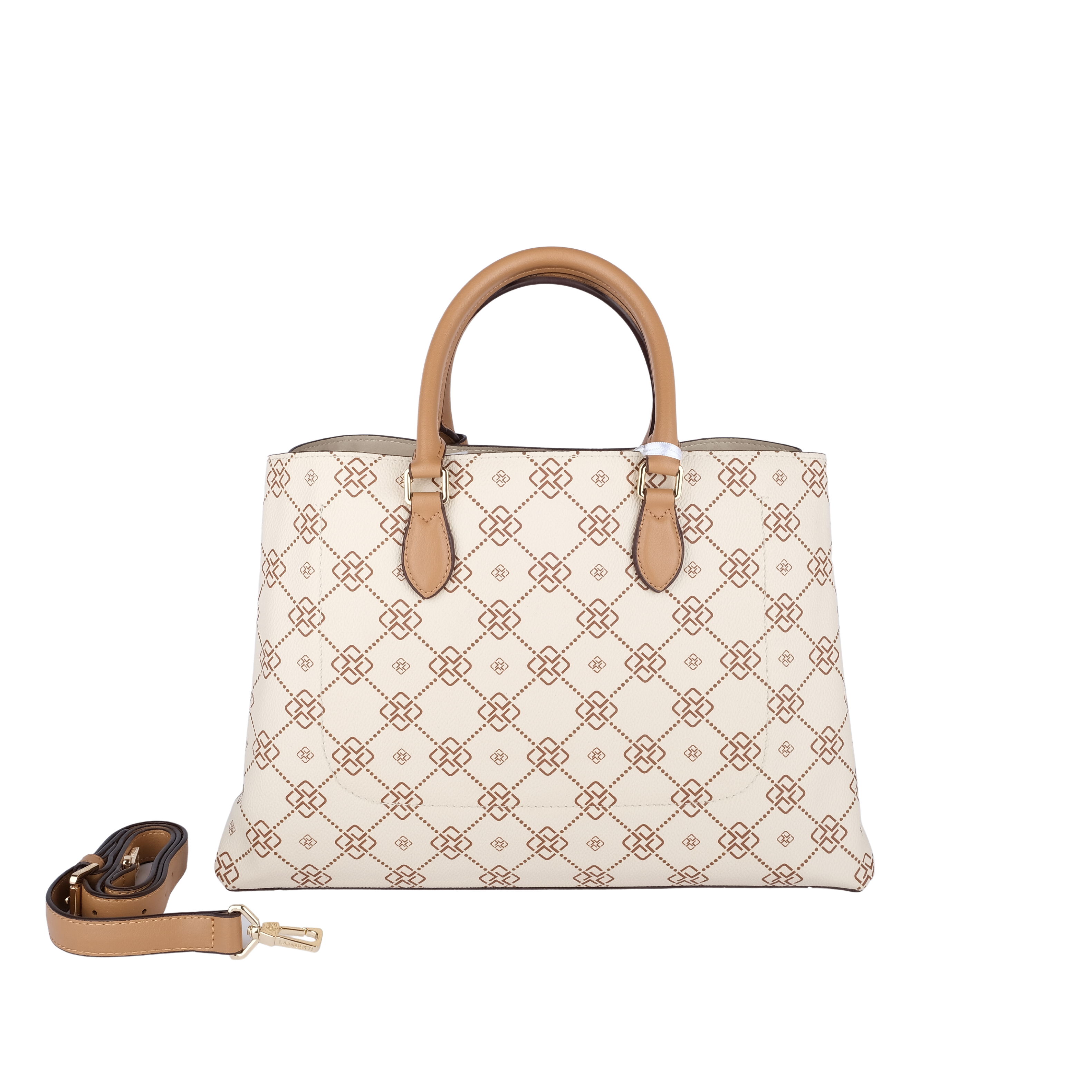 7257 LAMBERTİ CRESTED TOTE OPEN MAUTH 