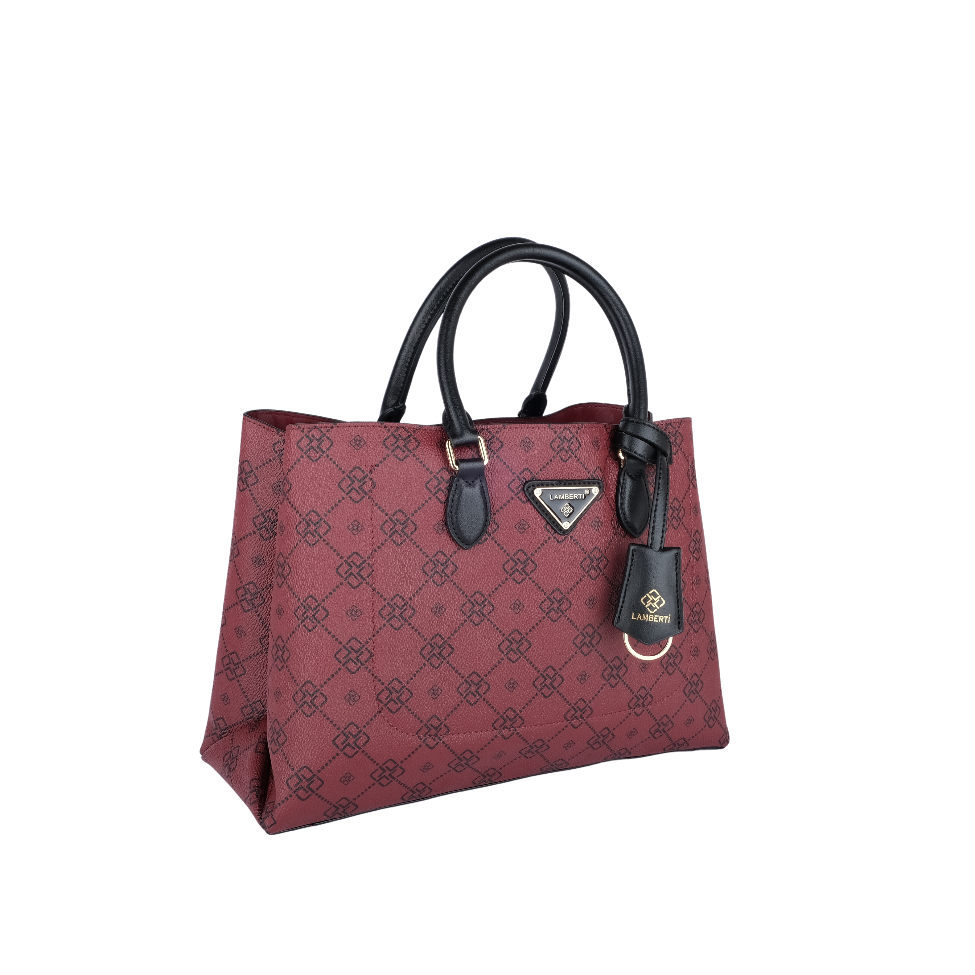 7257 LAMBERTİ CRESTED TOTE OPEN MAUTH 
