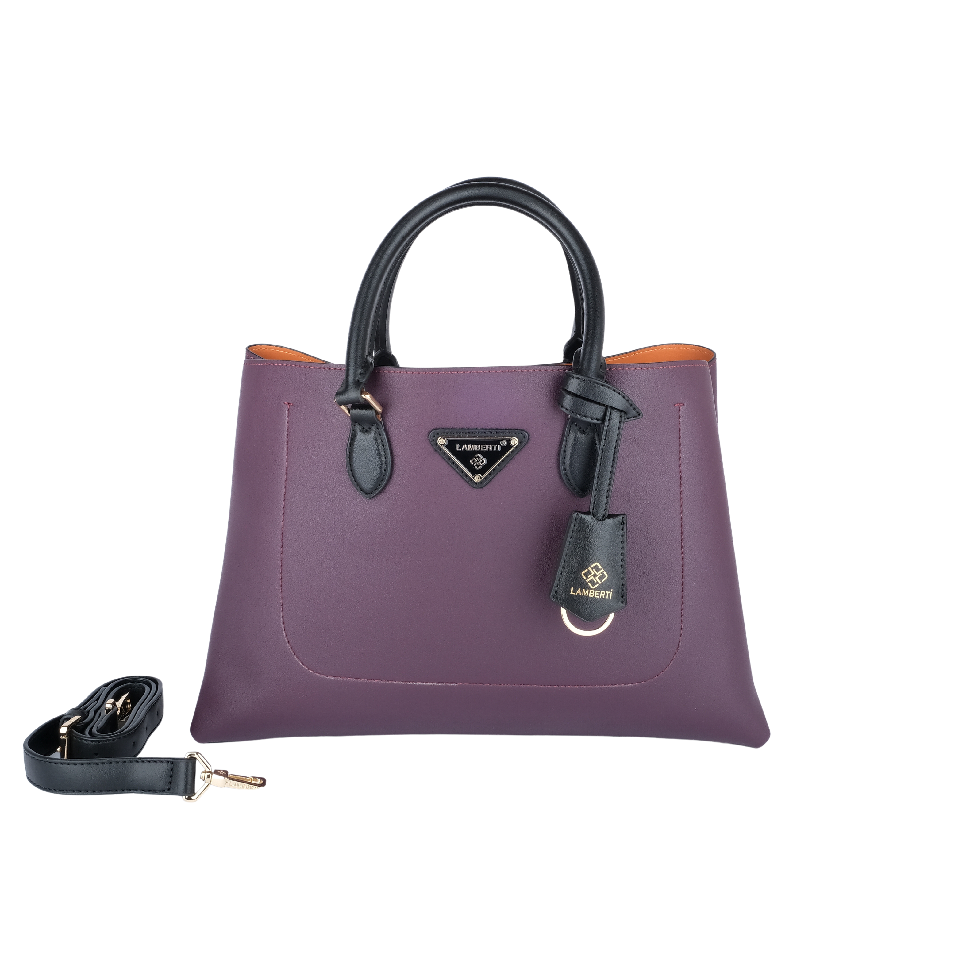 7257 LAMBERTİ CRESTED TOTE OPEN MAUTH 