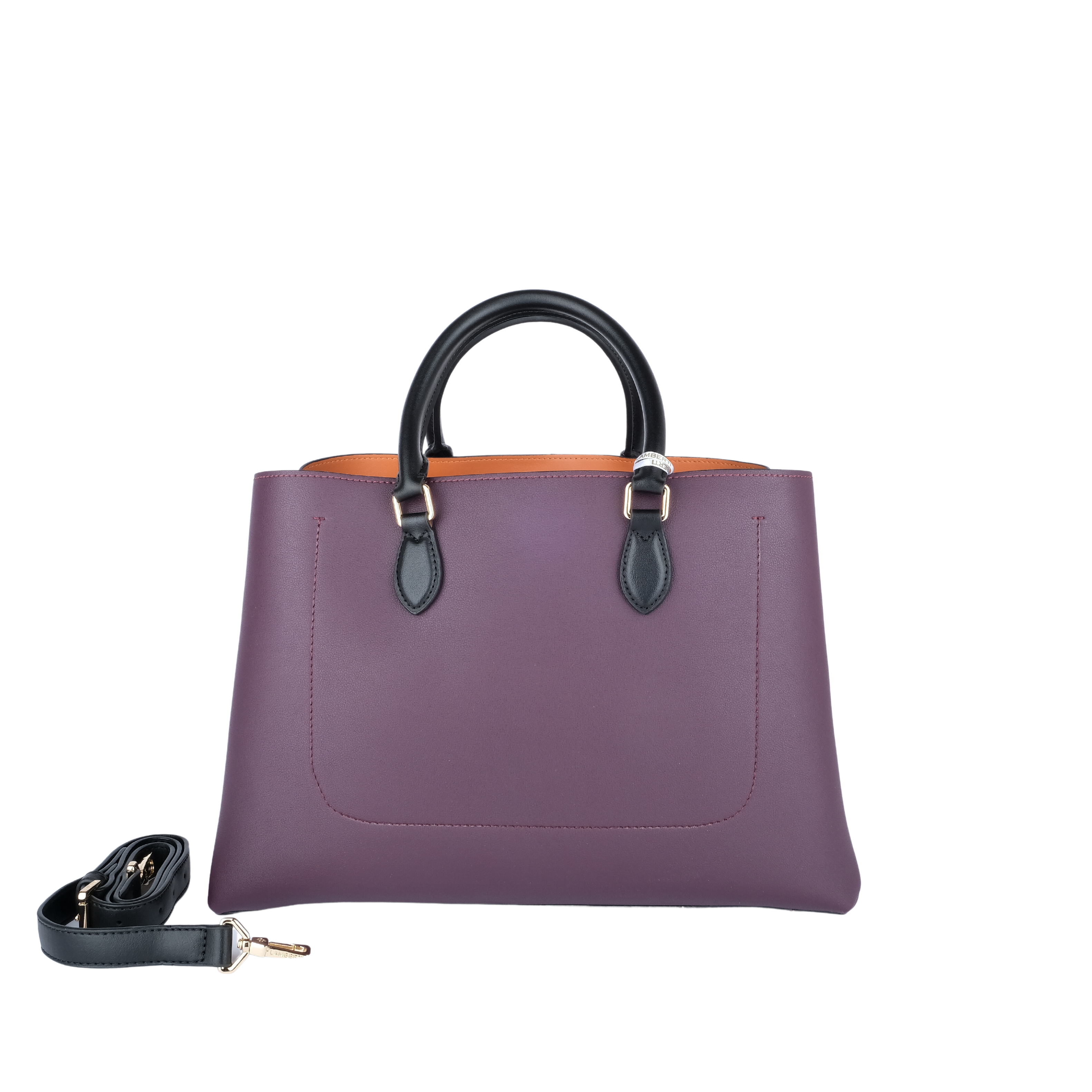 7257 LAMBERTİ CRESTED TOTE OPEN MAUTH 