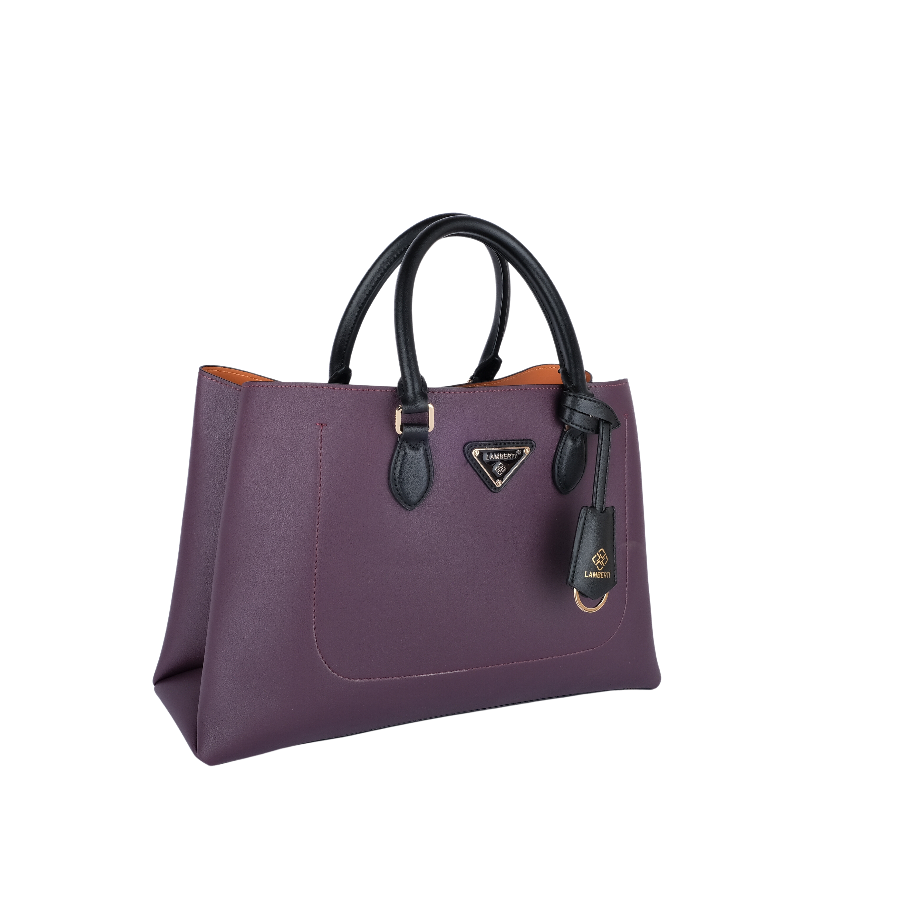 7257 LAMBERTİ CRESTED TOTE OPEN MAUTH 