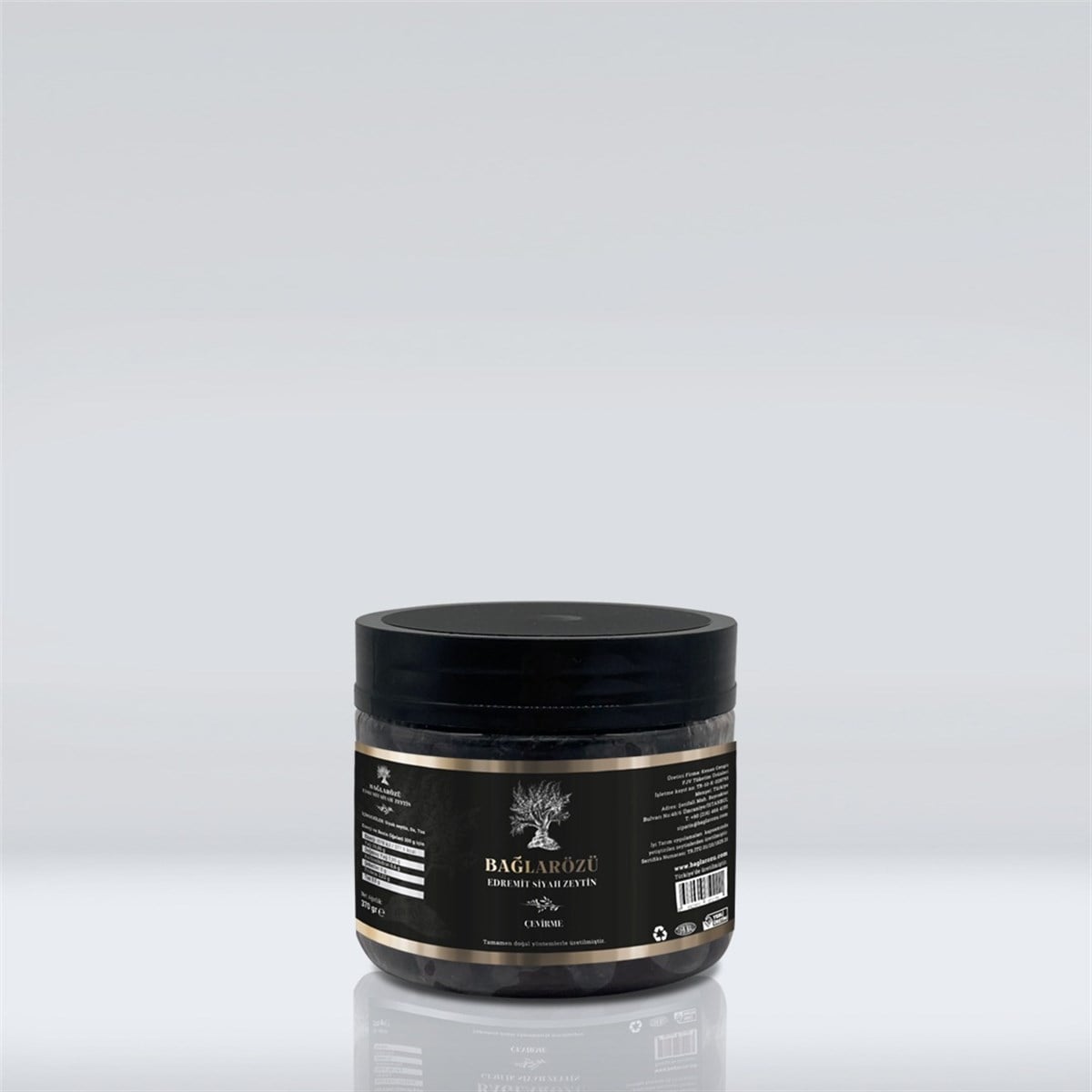 Bağlarözü Edremit Siyah Zeytin 500 Gr