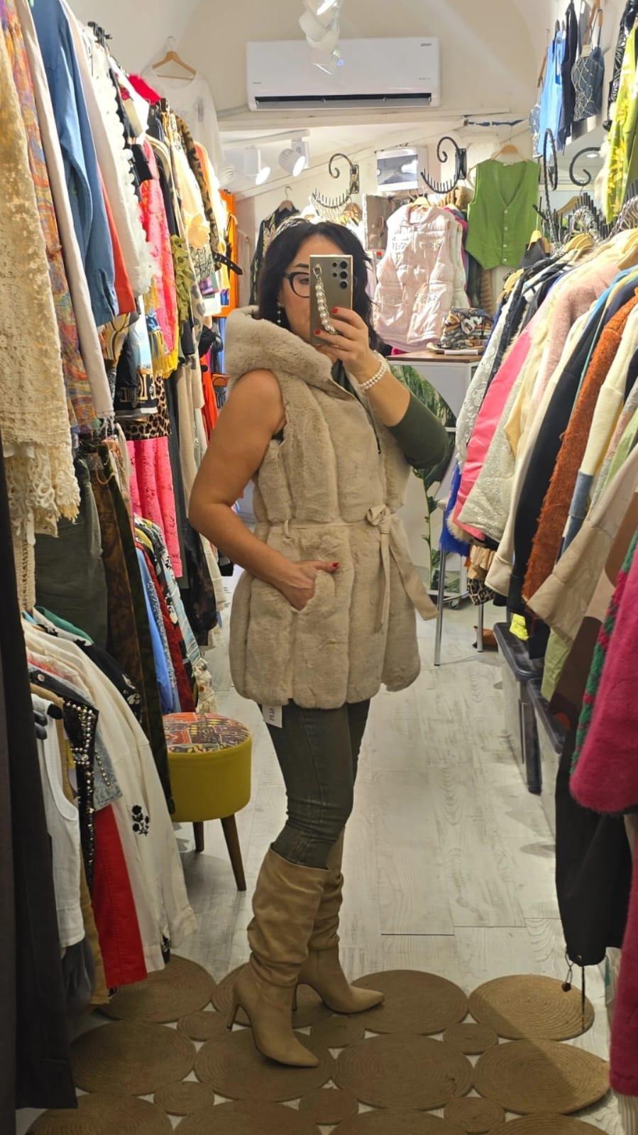 italyan imitasyon kürk içi astarlı