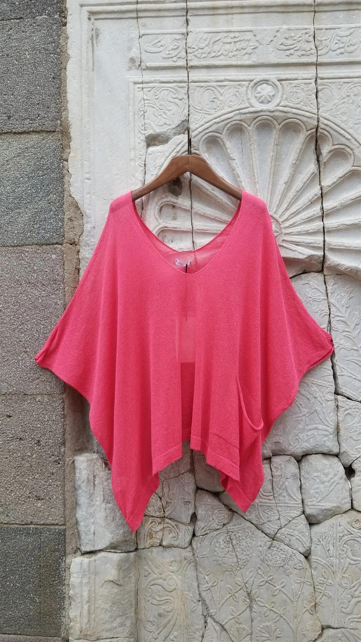 İTALYAN  STANDART  BEDEN MERSERİZE BLUZ 