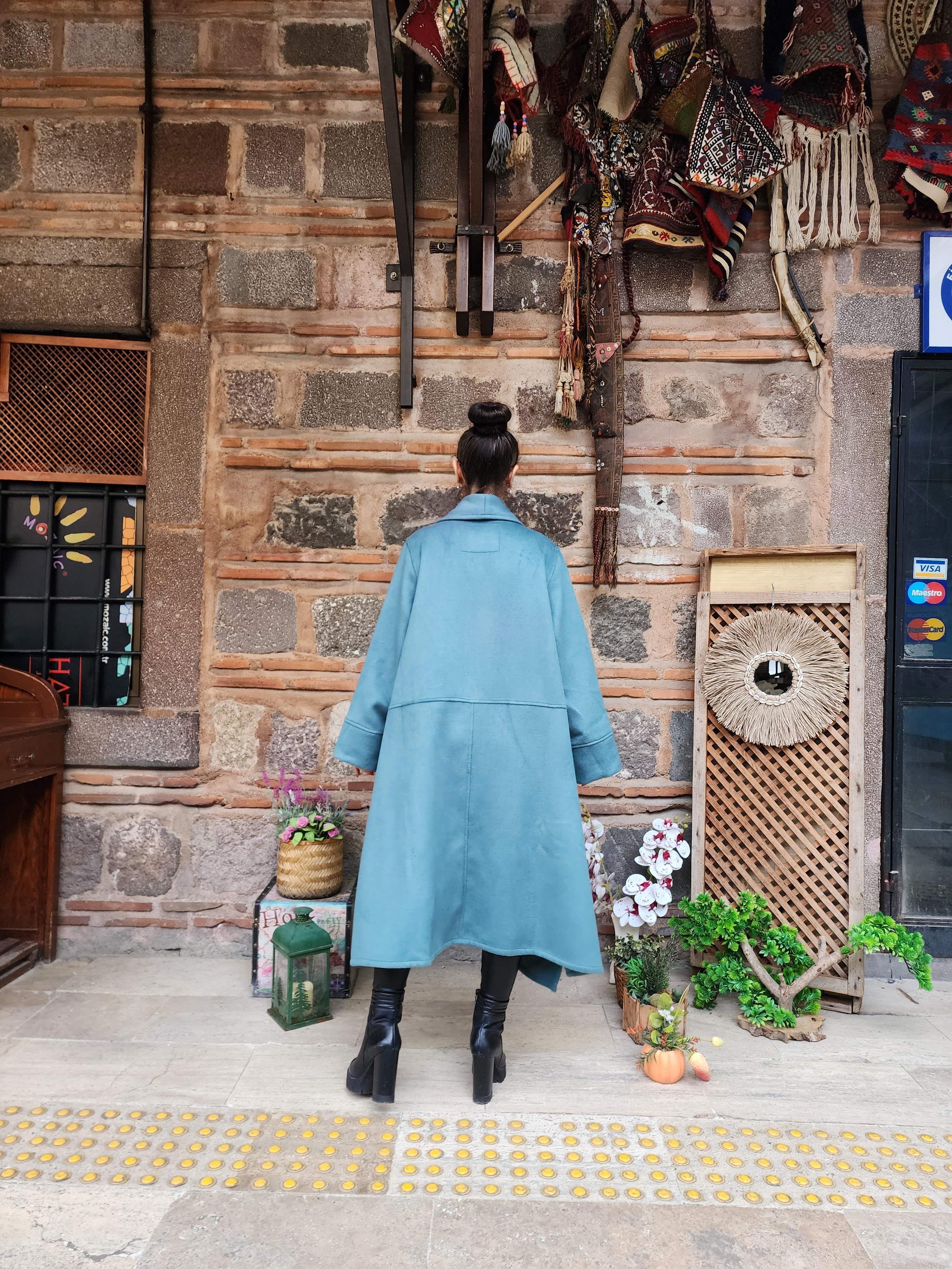 Kaşe Kumaş Standart Beden Çağla Yeşilil