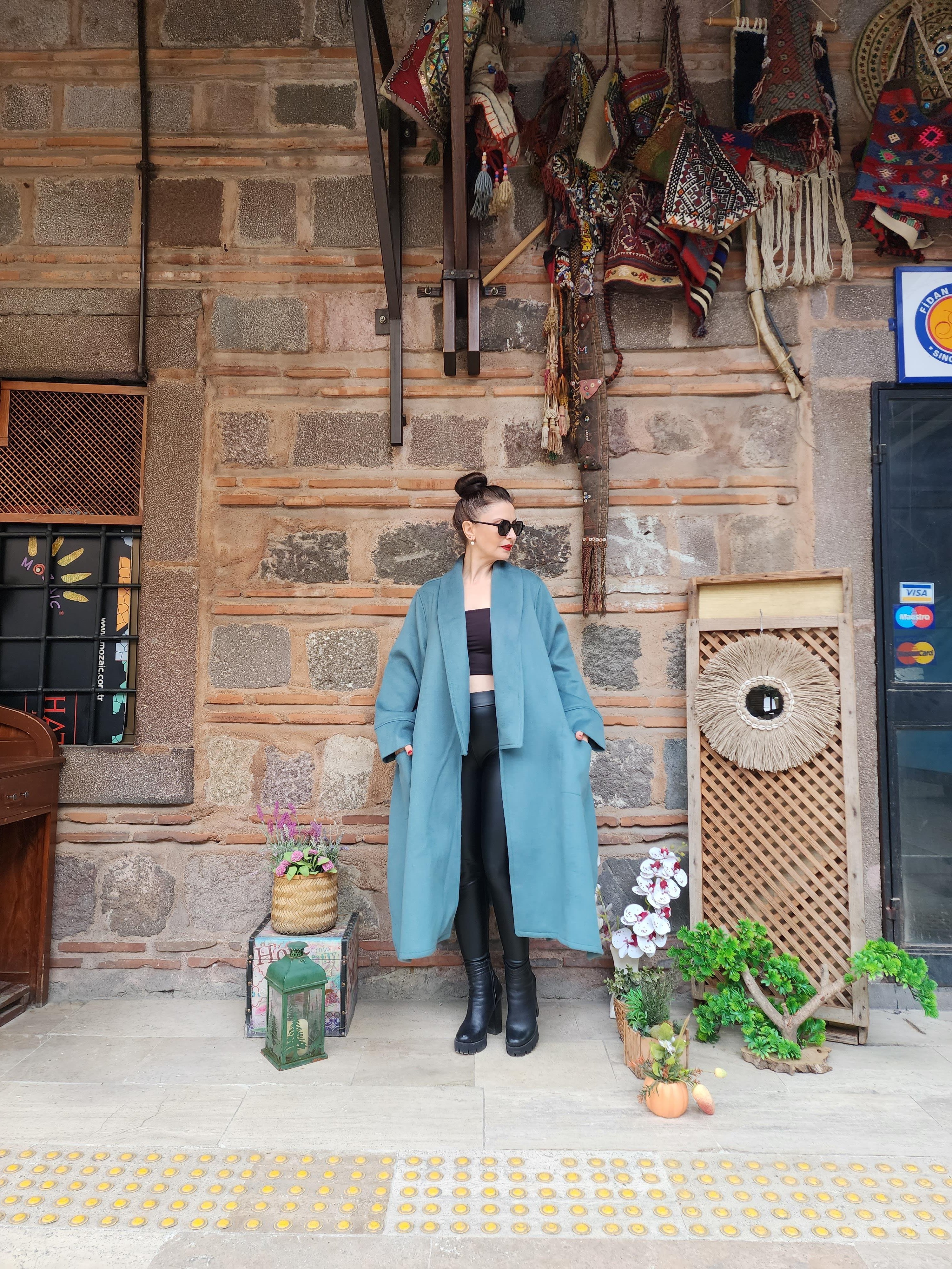 Kaşe Kumaş Standart Beden Çağla Yeşilil