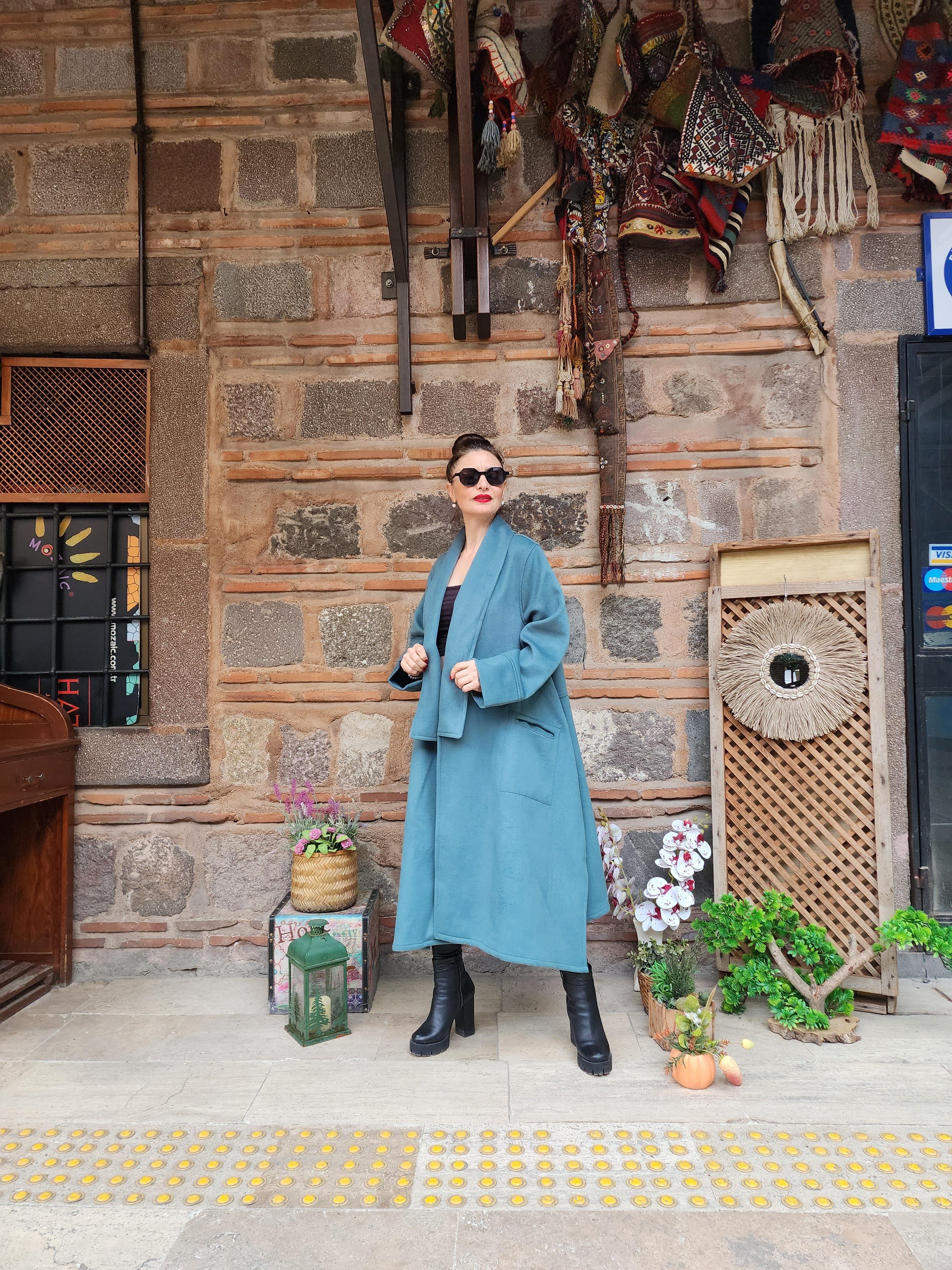 Kaşe Kumaş Standart Beden Çağla Yeşilil