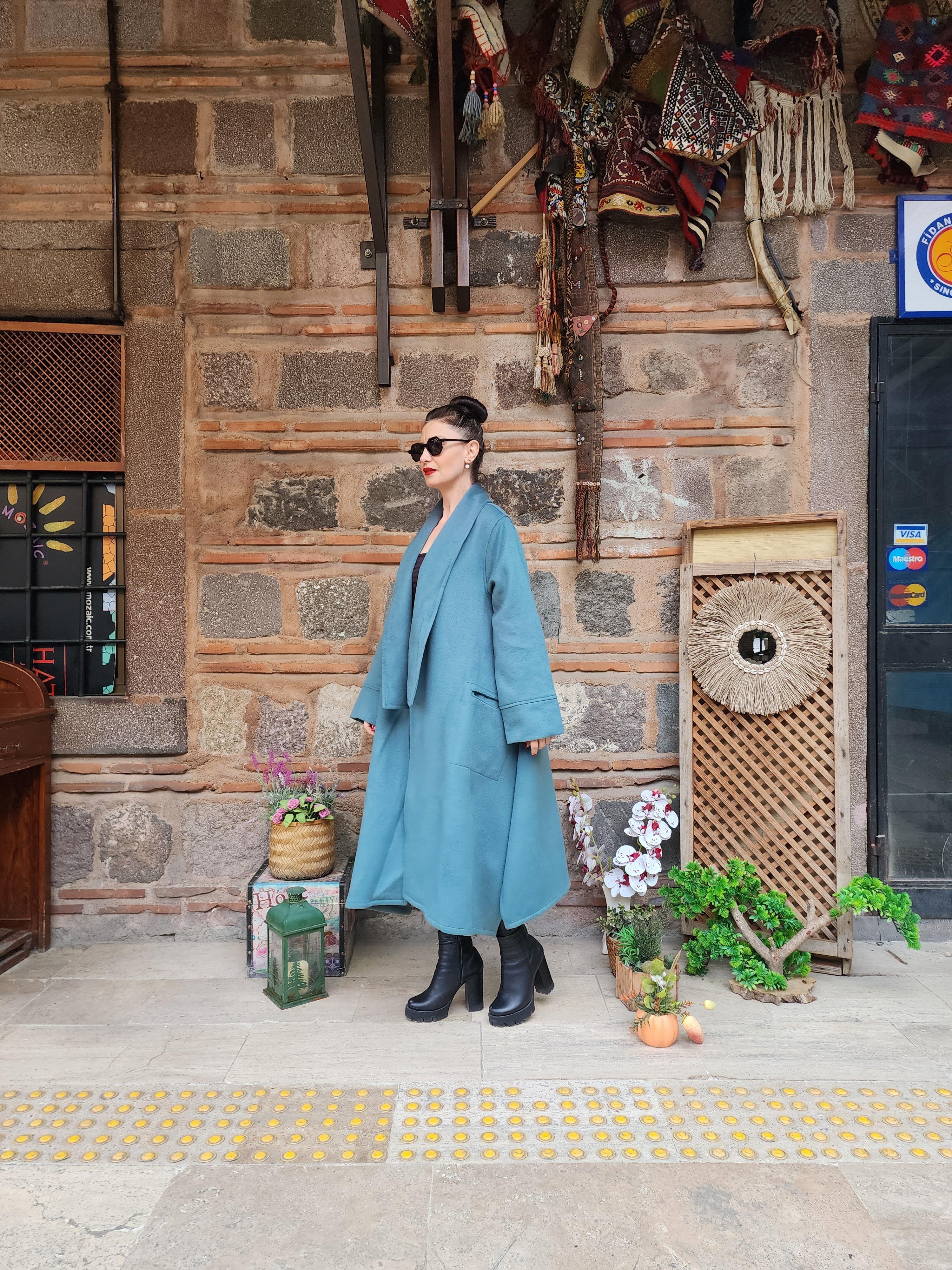 Kaşe Kumaş Standart Beden Çağla Yeşilil