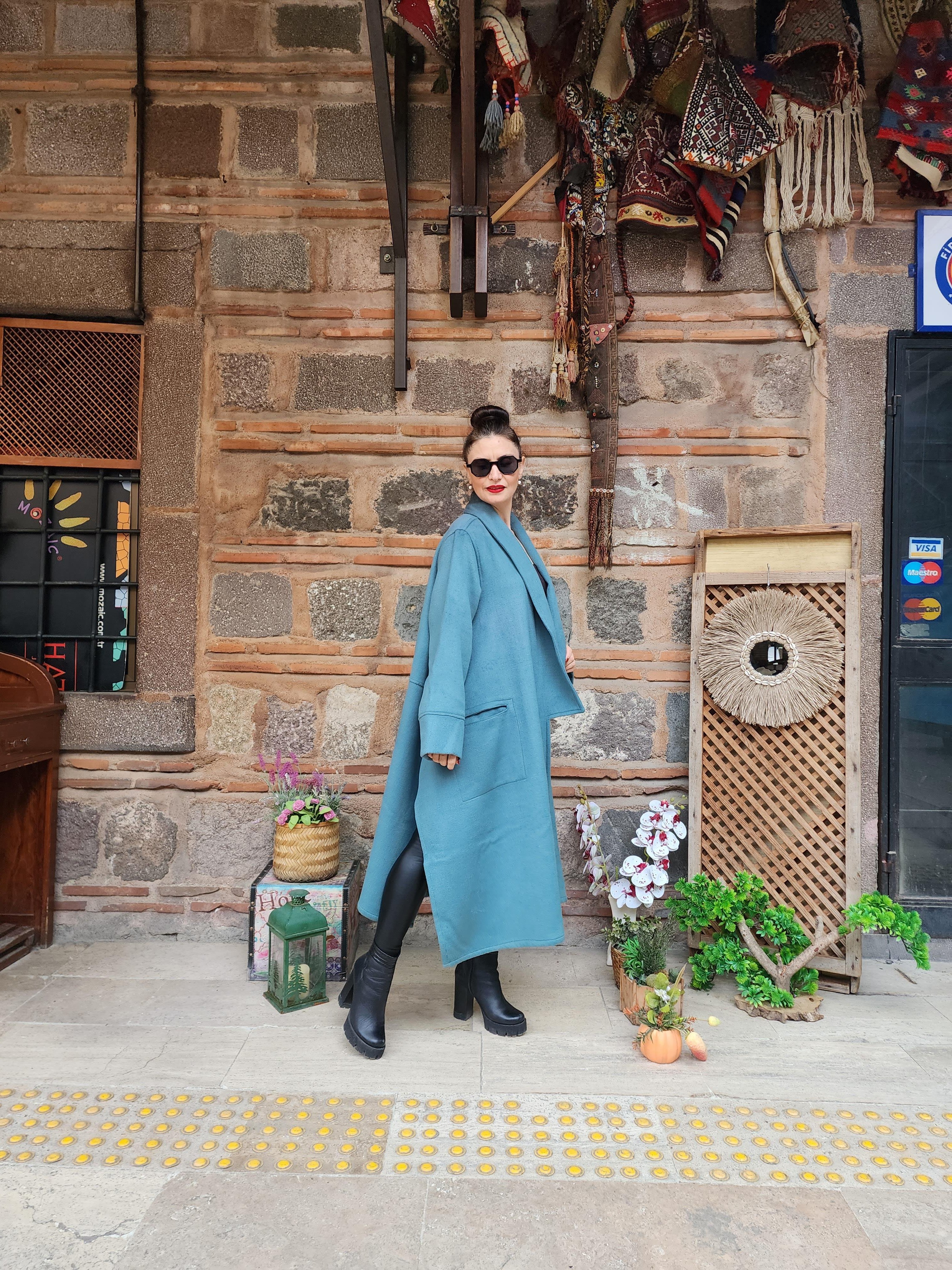 Kaşe Kumaş Standart Beden Çağla Yeşilil