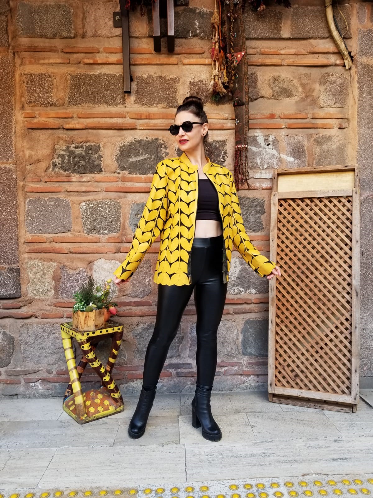 Orjinal Kuzu Derisi Tasarım Deri Ceket