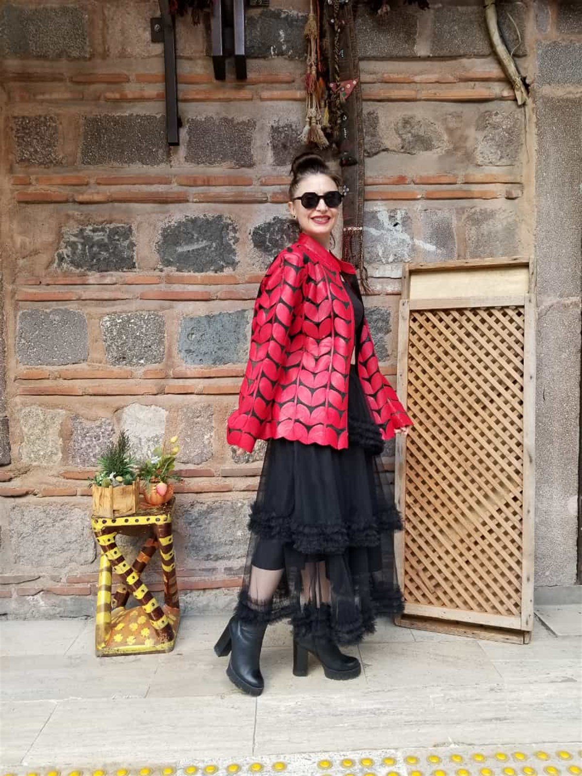 Orjinal Kuzu Derisi Tasarım Deri Ceket