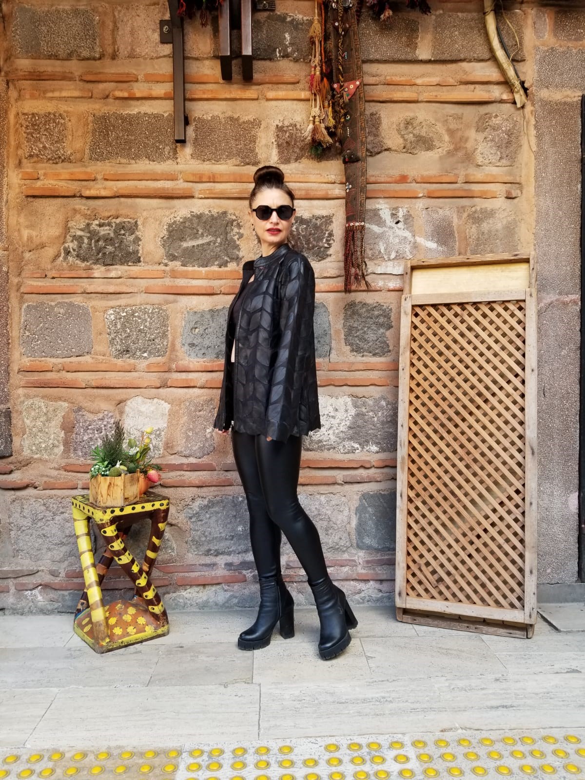 Orjinal Kuzu Derisi Tasarım Deri Ceket