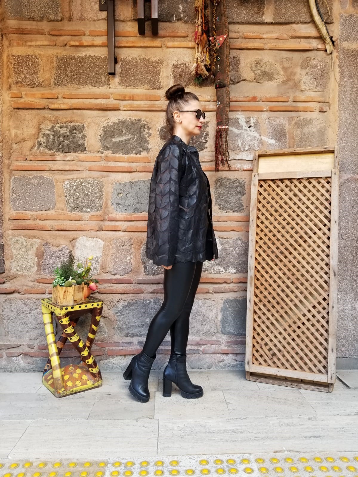 Orjinal Kuzu Derisi Tasarım Deri Ceket