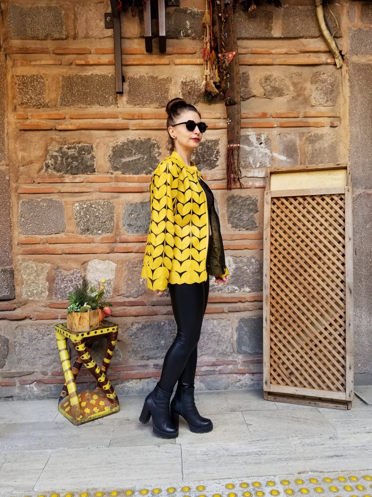 Orjinal Kuzu Derisi Tasarım Deri Ceket