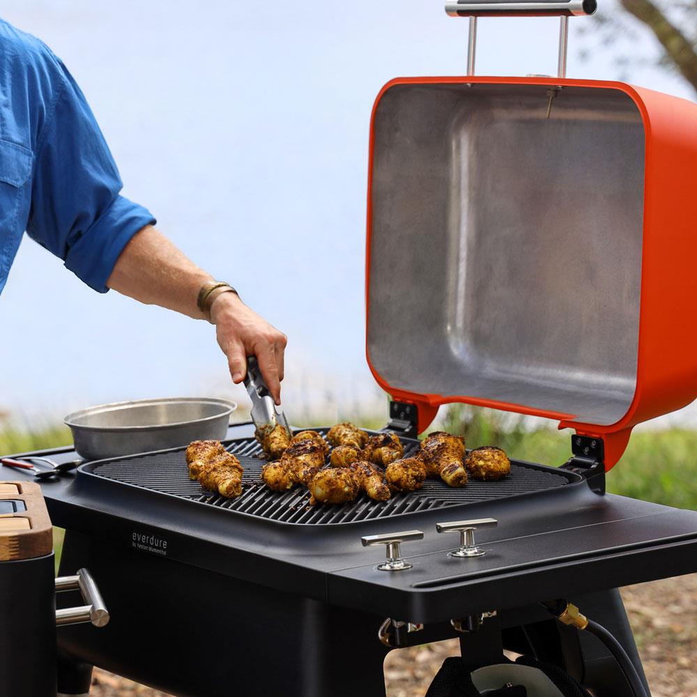 Everdure Force 2 Ateşlemeli Gazlı Barbekü Turuncu