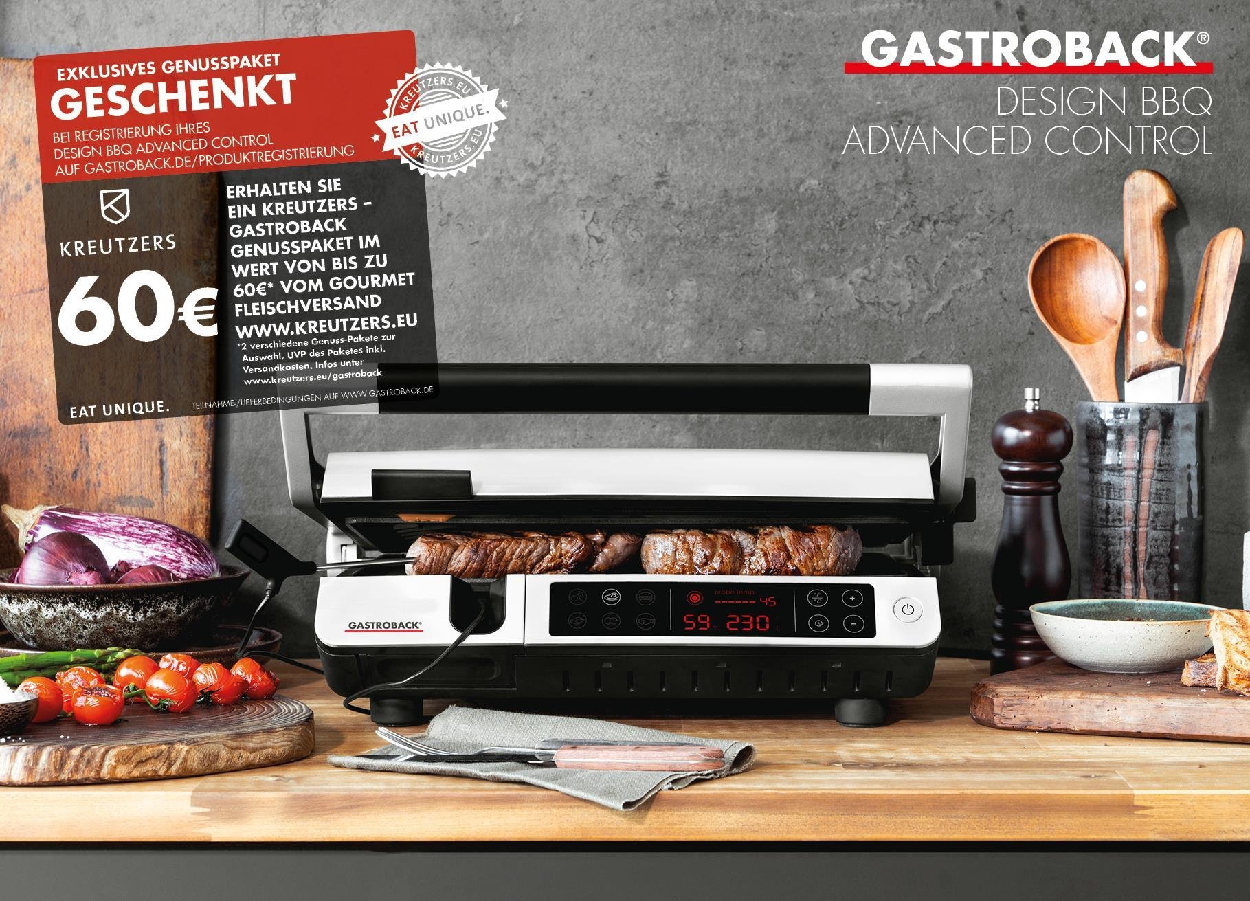 Gastroback Barbekü Izgara ve Tost Makinesi Advanced