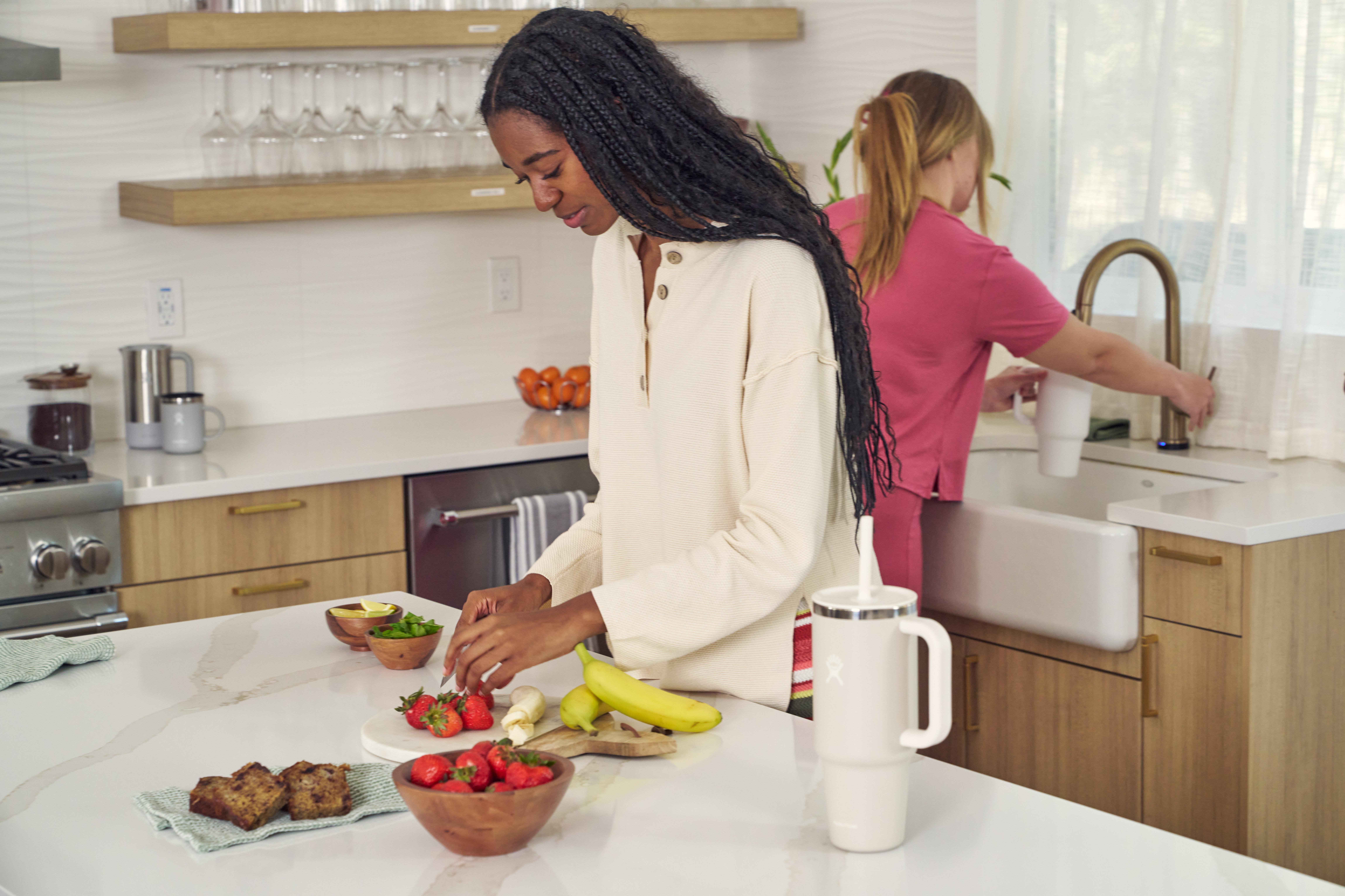 Hydro Flask Tumbler Pipetli Termos 1182 ml Beyaz