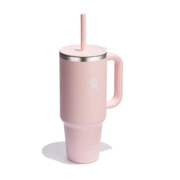 Hydro Flask Tumbler Pipetli Termos 1182 ml Pudra Pembe