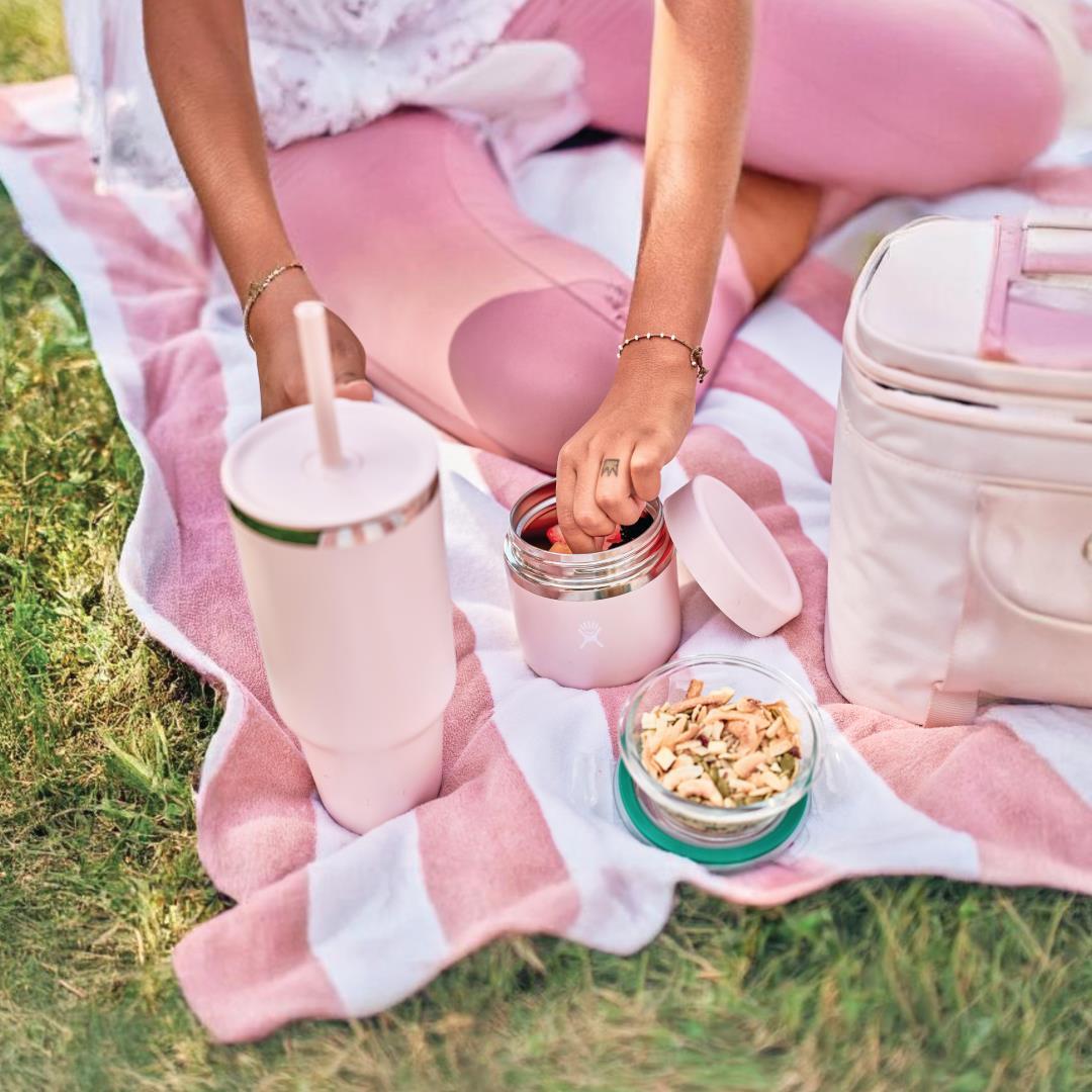 Hydro Flask Tumbler Pipetli Termos 1182 ml Pudra Pembe