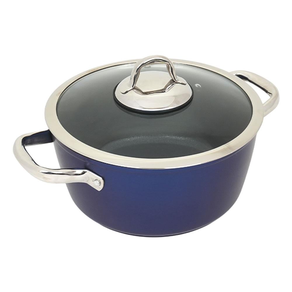 Leggno Master Titanyum Tencere Mavi 20 cm