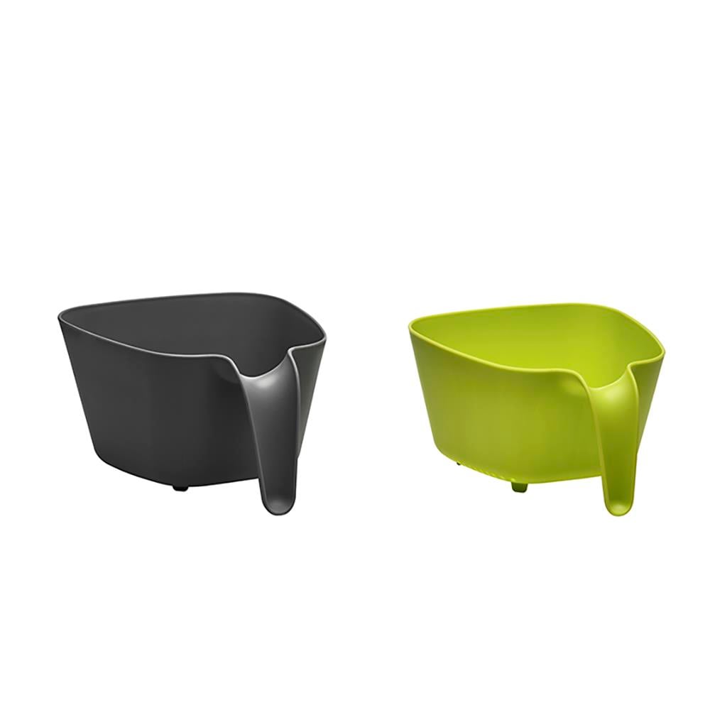 Leggno Pratico Çift Süzgeç Gri - Yeşil