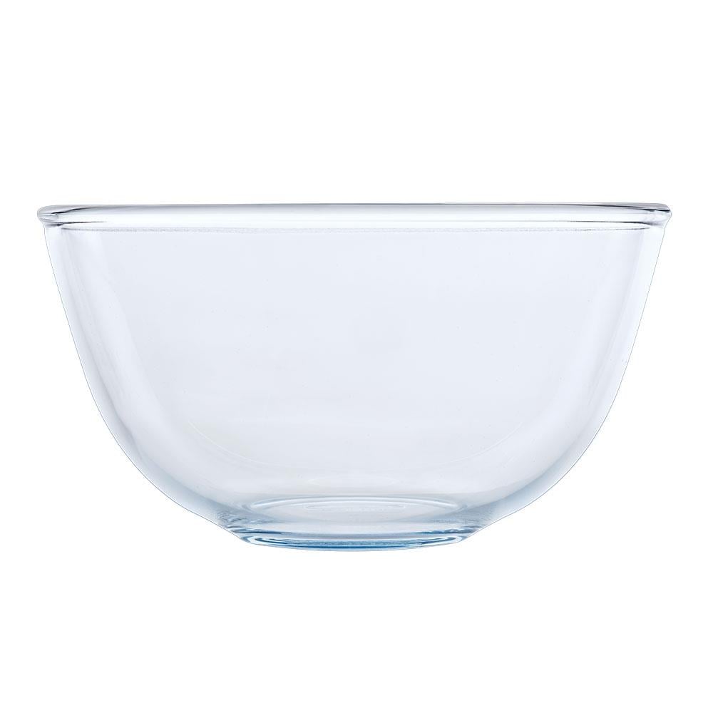 Pyrex Yuvarlak Cam Kapaklı Kase 1 L Mavi