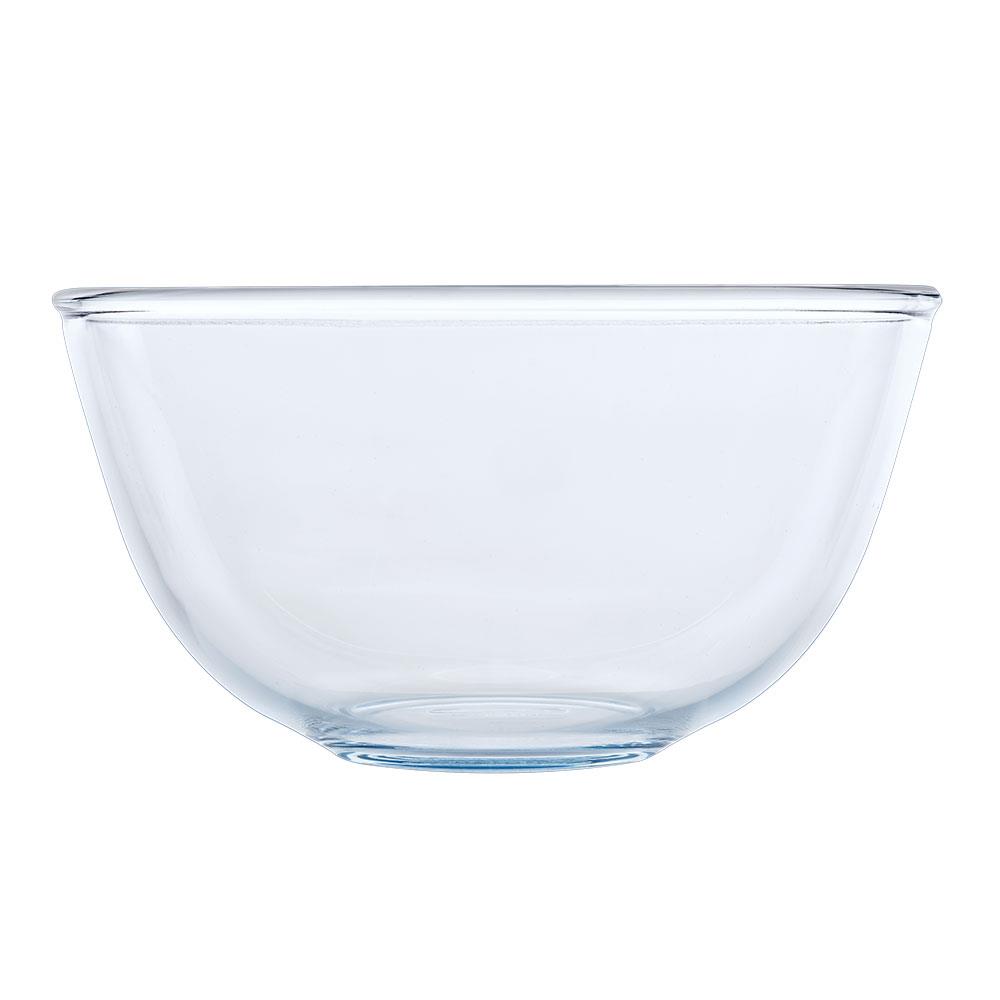 Pyrex Yuvarlak Cam Kapaklı Kase 2 L Mavi