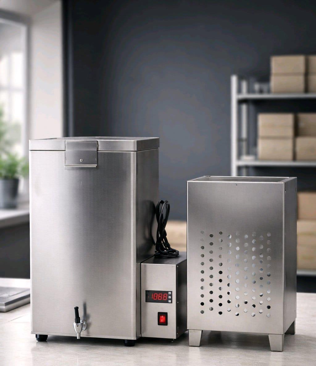 Beren 70 L Paslanmaz Tüy Islatma Kazanı | Dijital Termostatlı Kanatlı Islatma Tankı (220V 2000W)