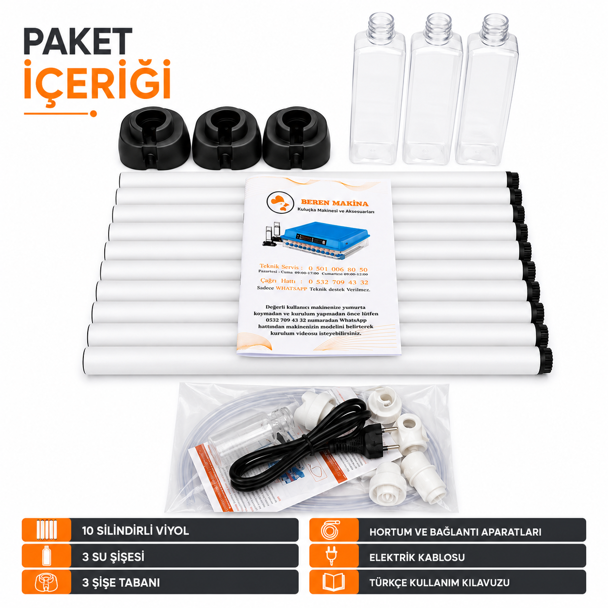 Beren Makine 56 Yumurtalık Tam Otomatik Kuluçka Makinesi – 5 Programlı