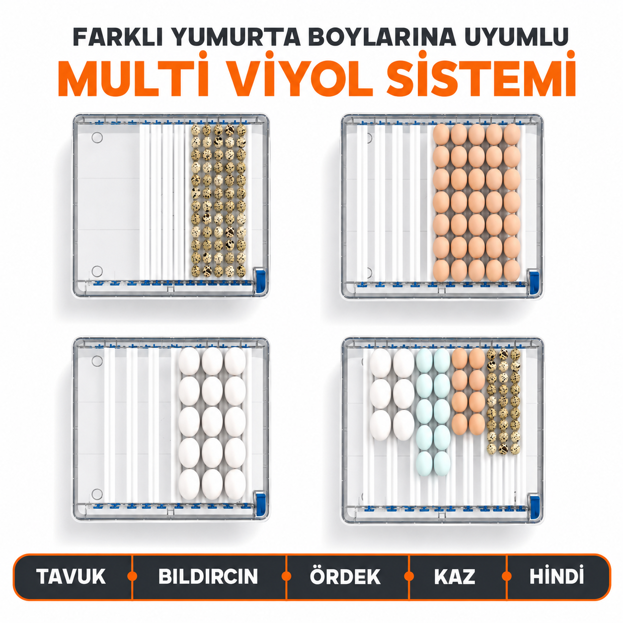 Beren Makine 56 Yumurtalık Tam Otomatik Kuluçka Makinesi – 5 Programlı