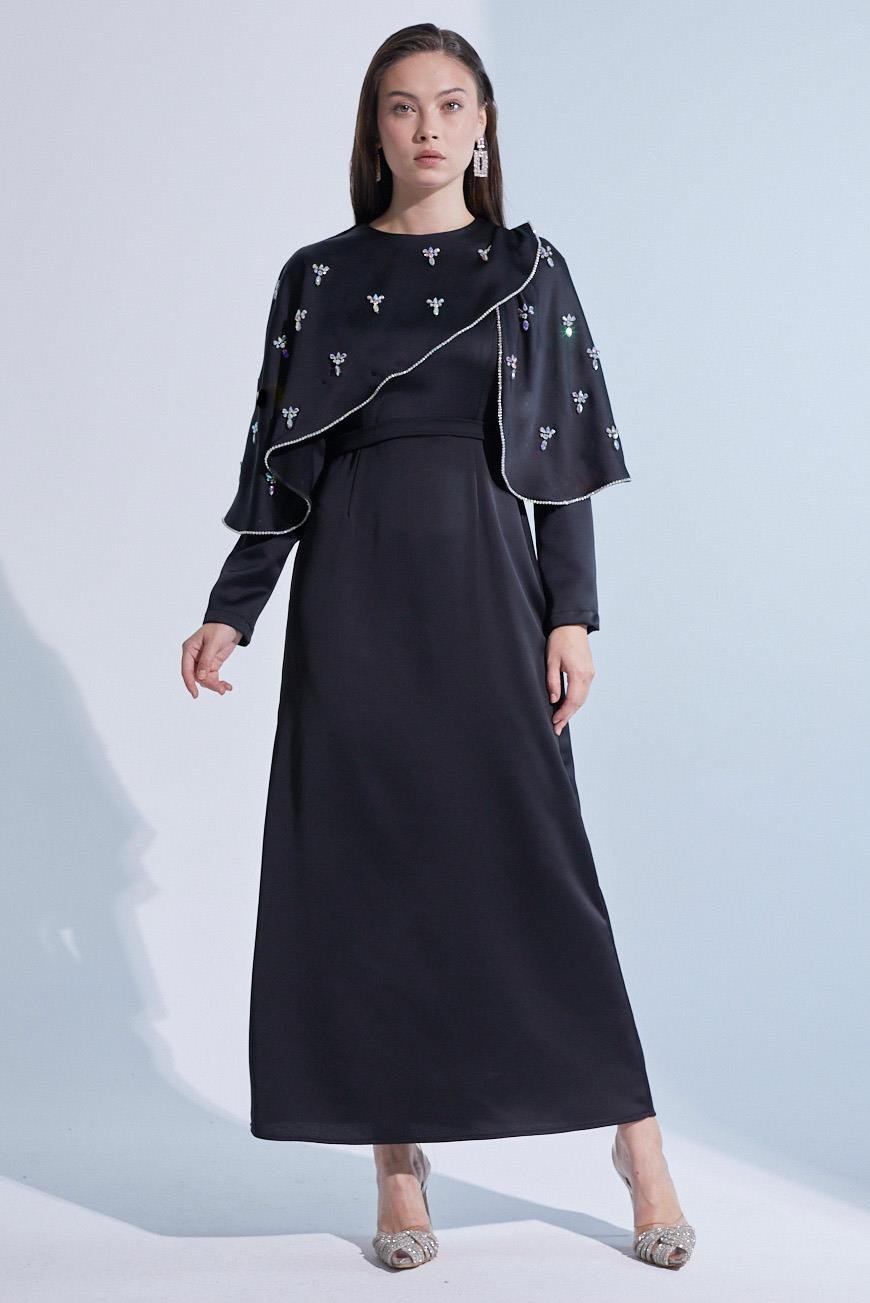 Alyse Exclusive Elbise Siyah