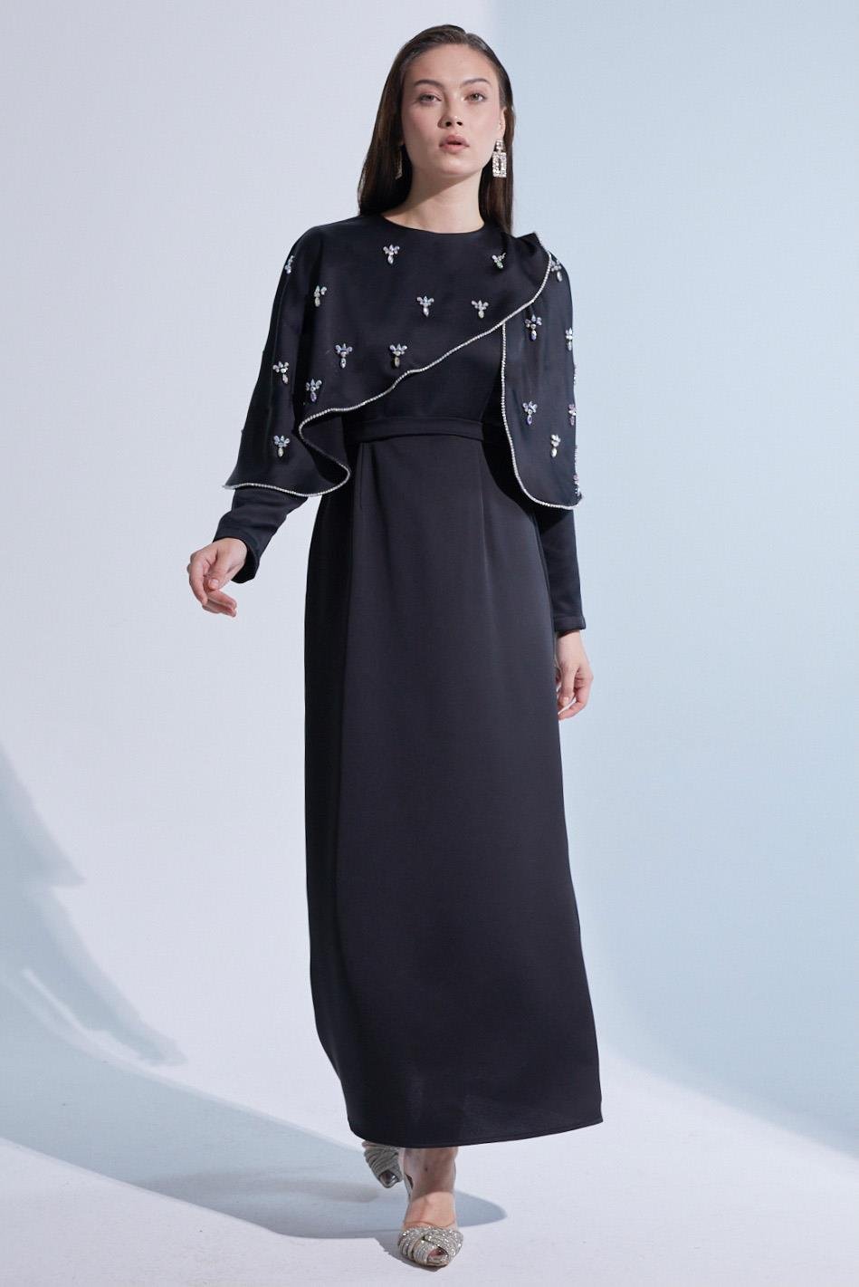 Alyse Exclusive Elbise Siyah