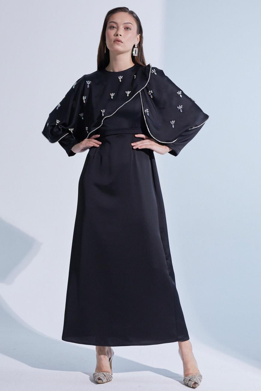 Alyse Exclusive Elbise Siyah
