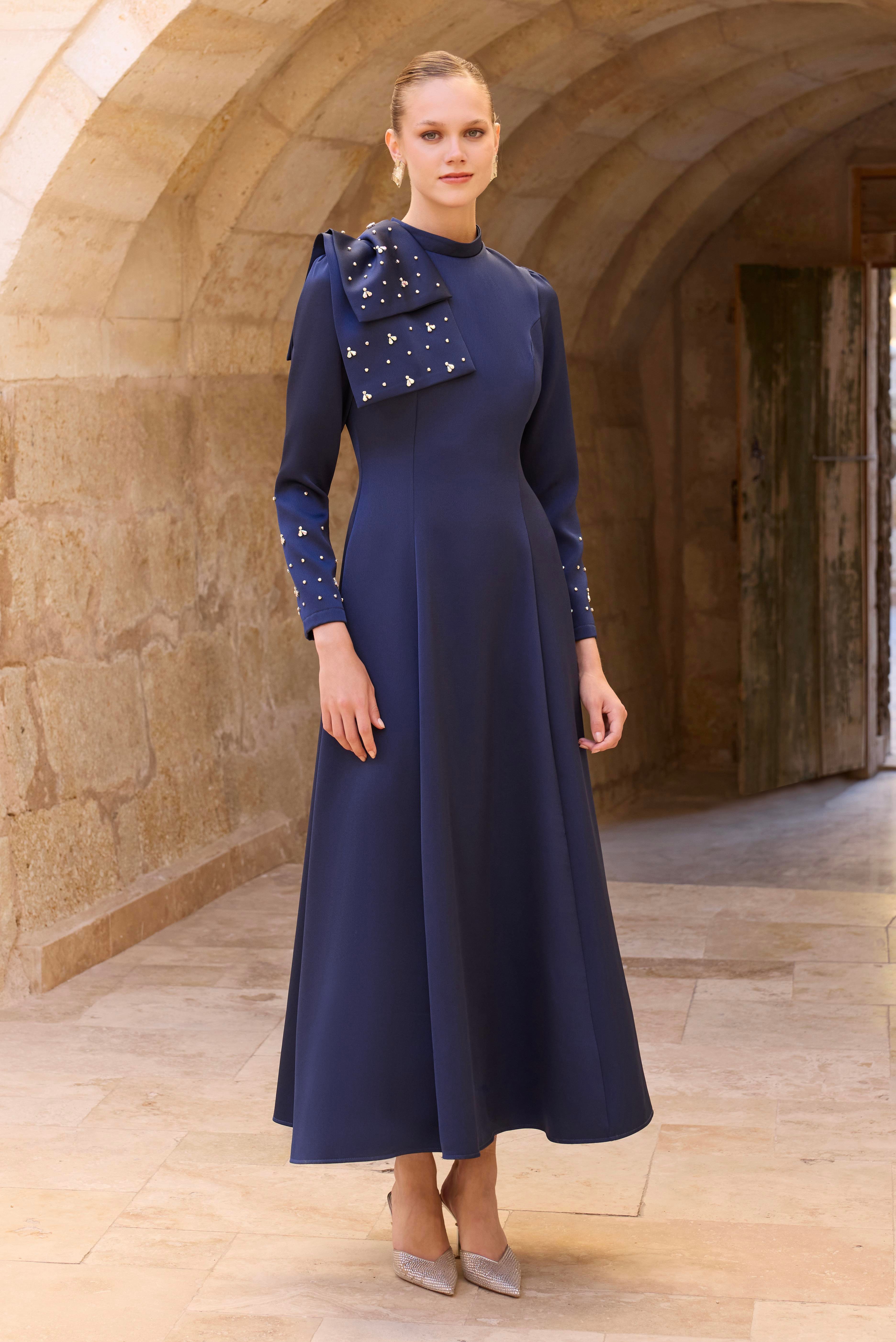 Blanca Exclusive Lacivert Abiye