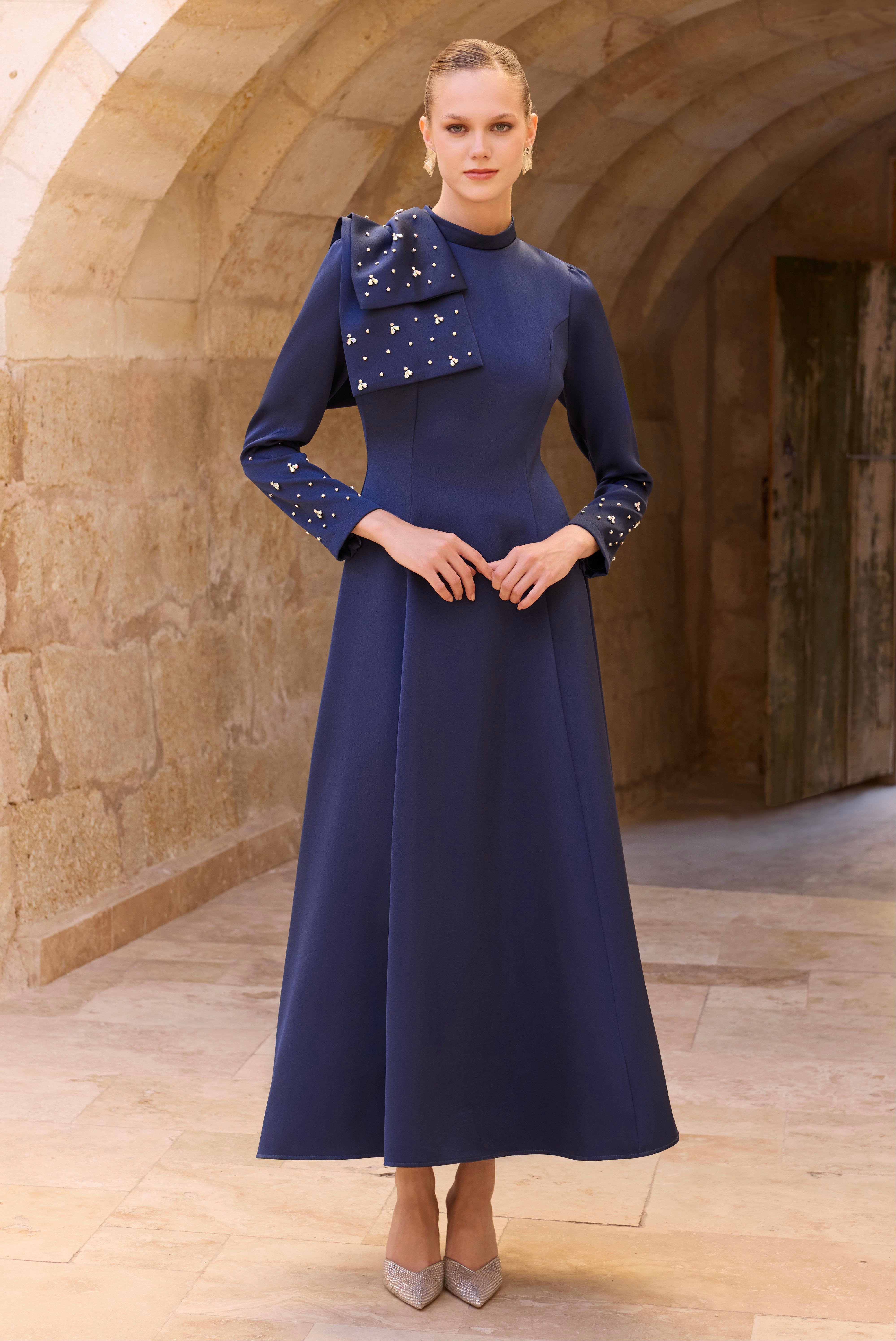 Blanca Exclusive Lacivert Abiye