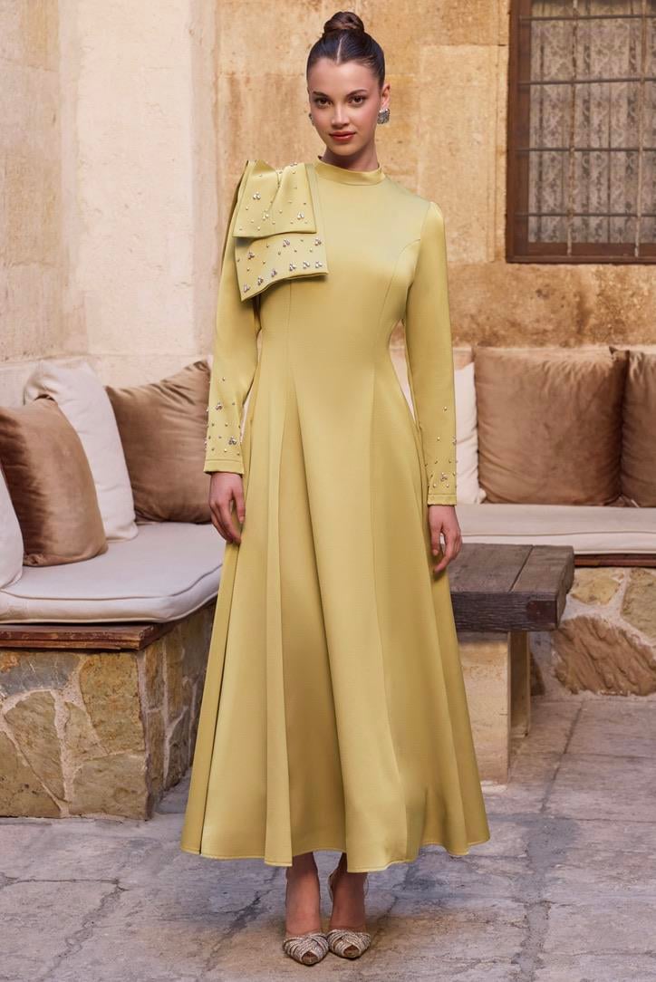 Blanca Exclusive Yeşil Abiye