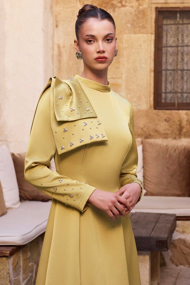 Blanca Exclusive Yeşil Abiye