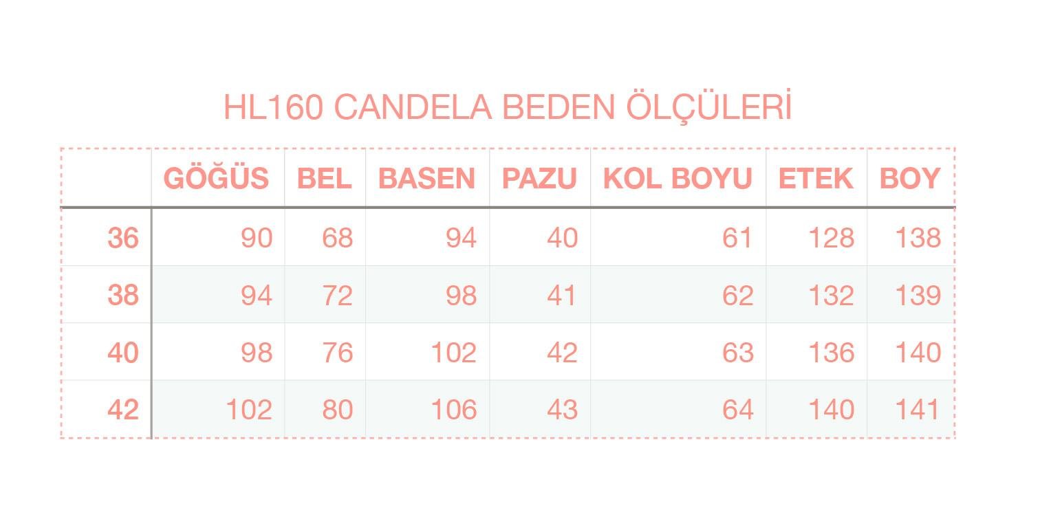Candela Exclusive Elbise Lacivert