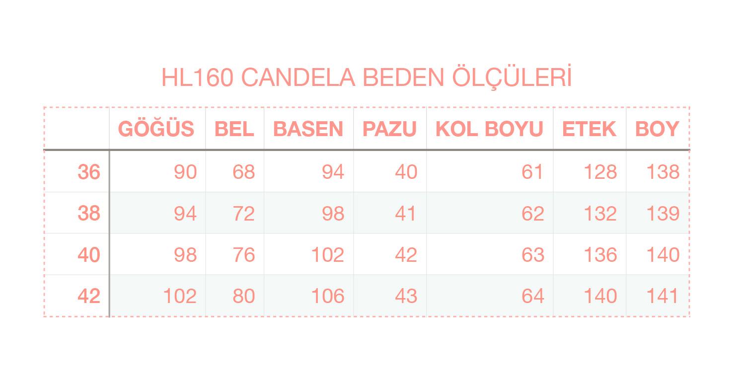 Candela Exclusive Elbise Siyah